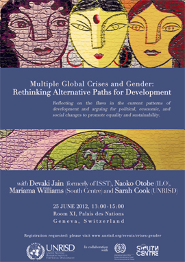 Multiple Global Crises and Gender: Rethinking Alternative Paths for Development - An UNRISD Seminar